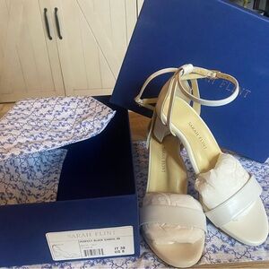 Sarah Flint Women's Cream Sandals